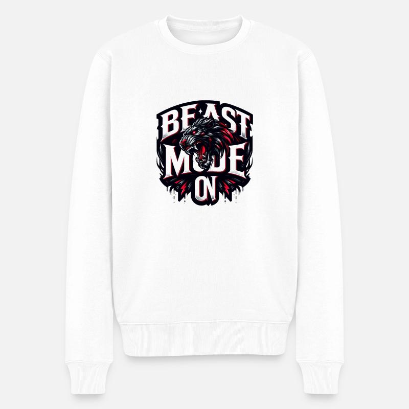Bête féroce - Pull Premium bio Homme - blanc