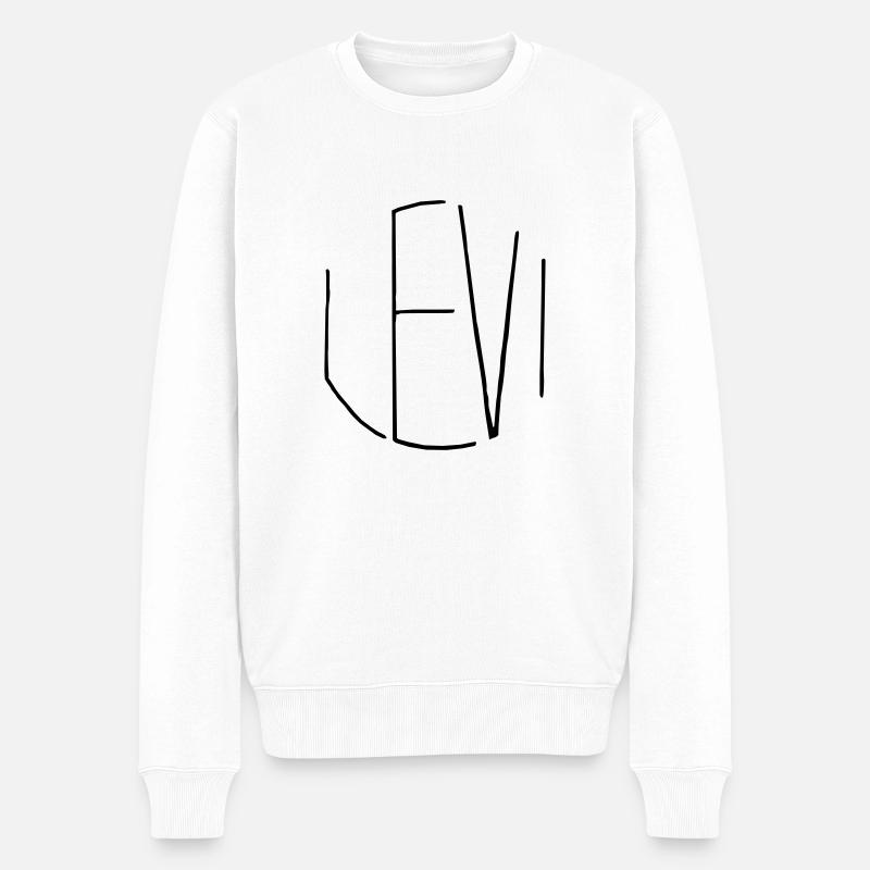 Levi - Männer Premium Bio Pullover - Weiß