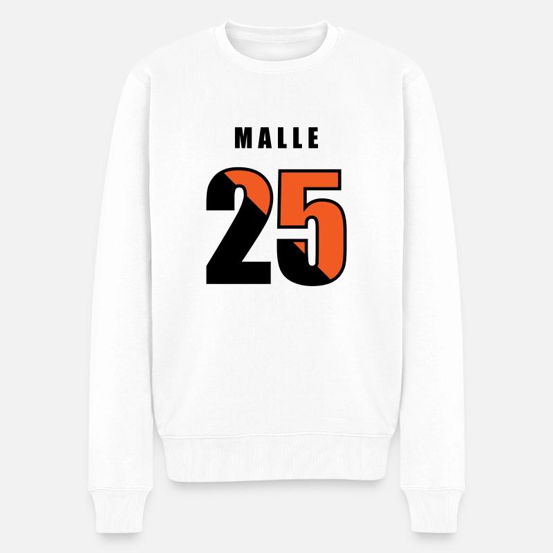 Malle 2025 - Männer Premium Bio Pullover - Weiß