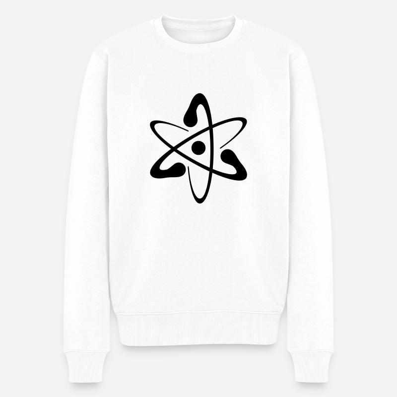 science_atom - Pull Premium bio Homme - blanc