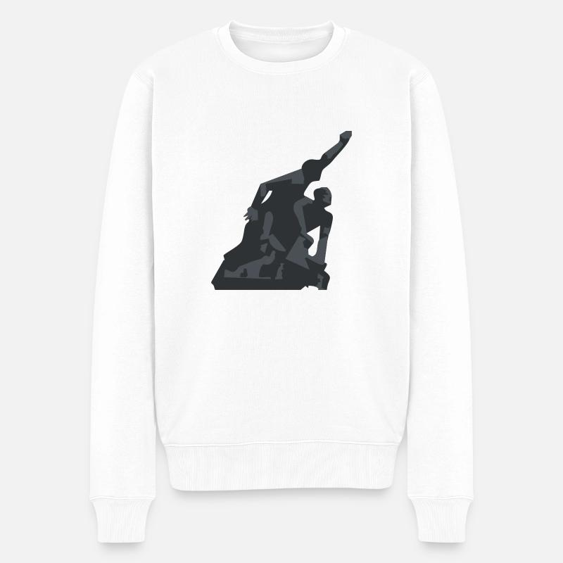 Revolutionäre Matrosen - Männer Premium Bio Pullover - Weiß