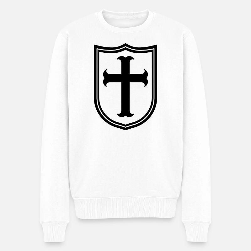 Templier - Pull Premium bio Homme - blanc