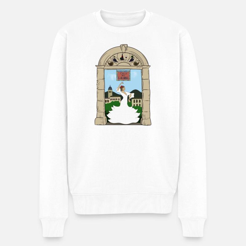 Calle del Laurel - Pull Premium bio Homme - blanc
