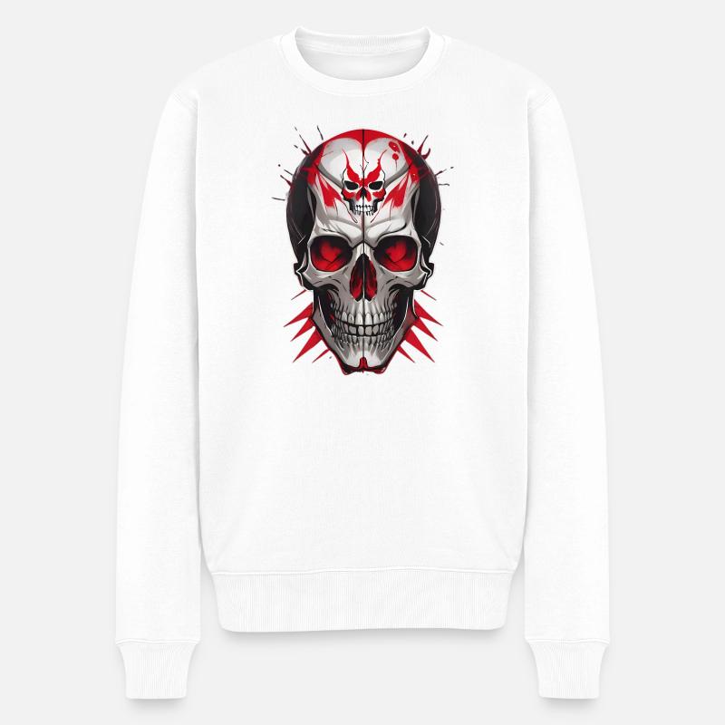 Crâne - Pull Premium bio Homme - blanc