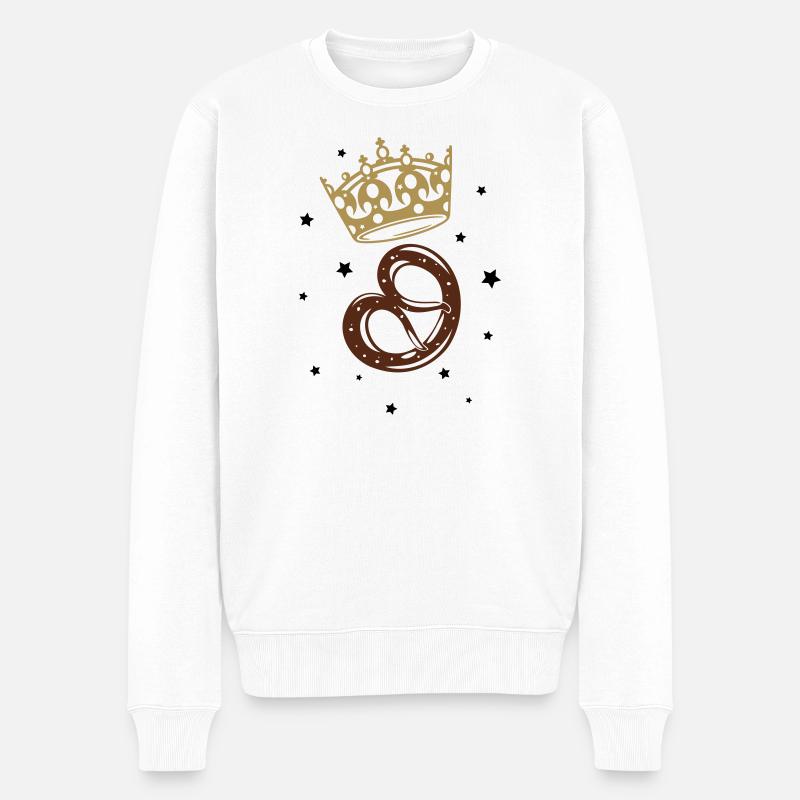 Prince bretzel héritier Princesse - Pull Premium bio Homme - blanc