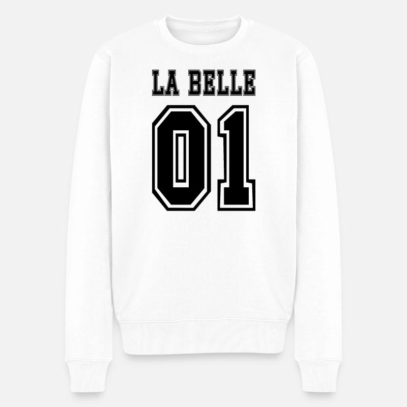 GUTAUSSEHEND - Männer Premium Bio Pullover - Weiß