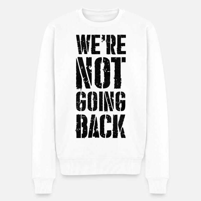 nous n'y retournerons pas - Pull Premium bio Homme - blanc