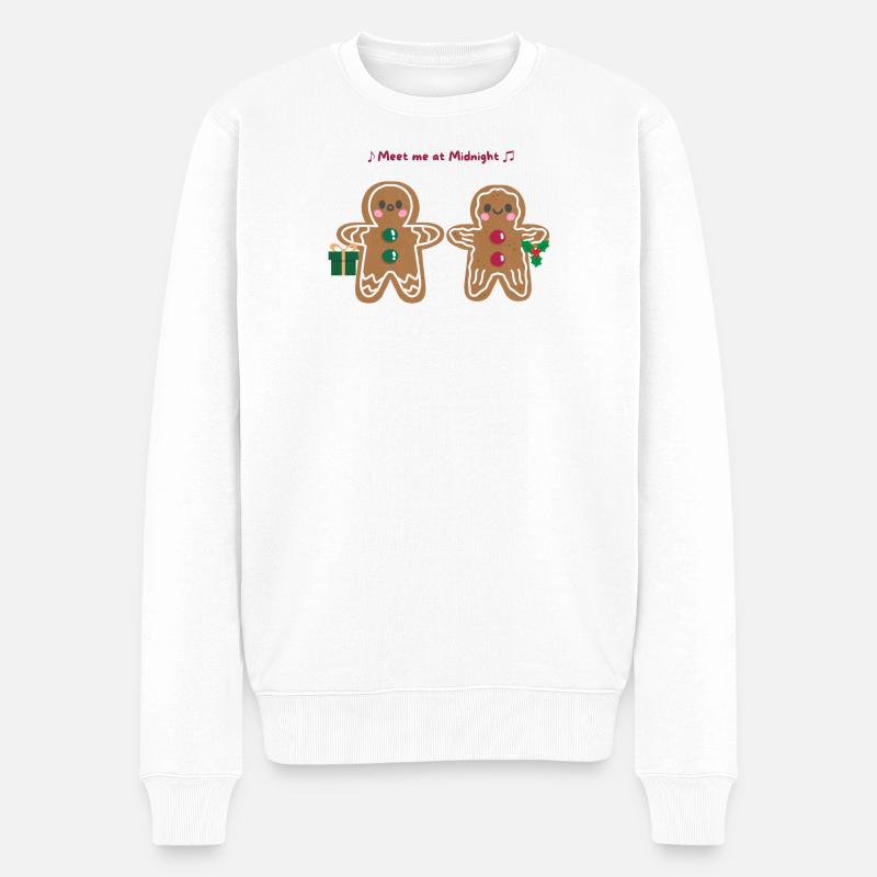 biscuits - Pull Premium bio Homme - blanc