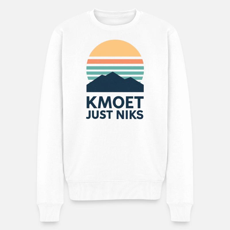 Kmoet just nothing, Dialecte anversois Chemises - Pull Premium bio Homme - blanc