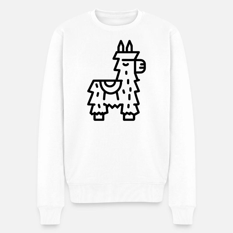 pinata - Pull Premium bio Homme - blanc