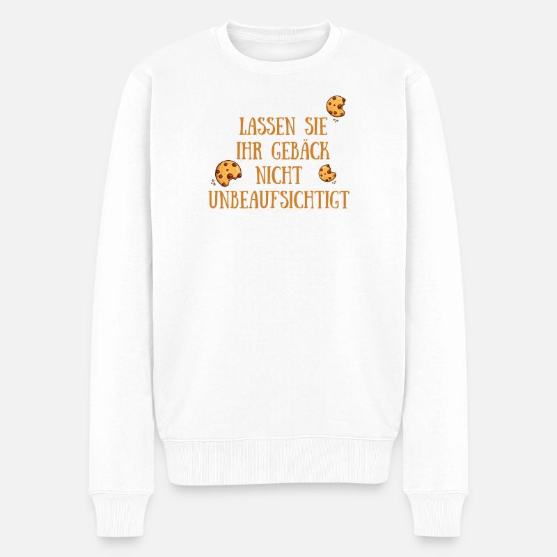 Cookies Cookies Biscuits - Pull Premium bio Homme - blanc