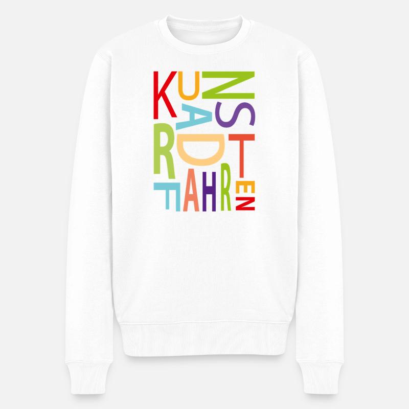 Kunstrad, Kunstradfahren, Hallenradsport - Männer Premium Bio Pullover - Weiß
