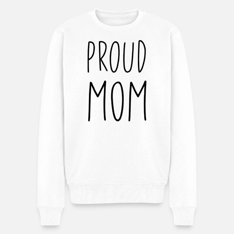 Mamas Welt - Männer Premium Bio Pullover - Weiß