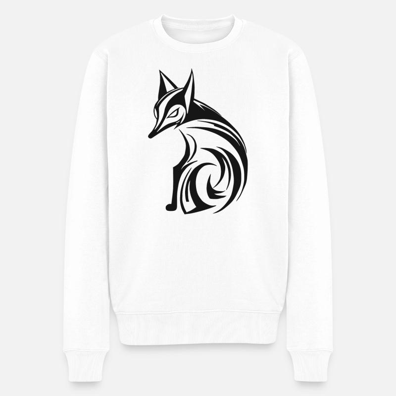 Renard mignon - Pull Premium bio Homme - blanc