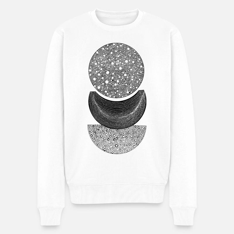 Modèle 8 - Pull Premium bio Homme - blanc