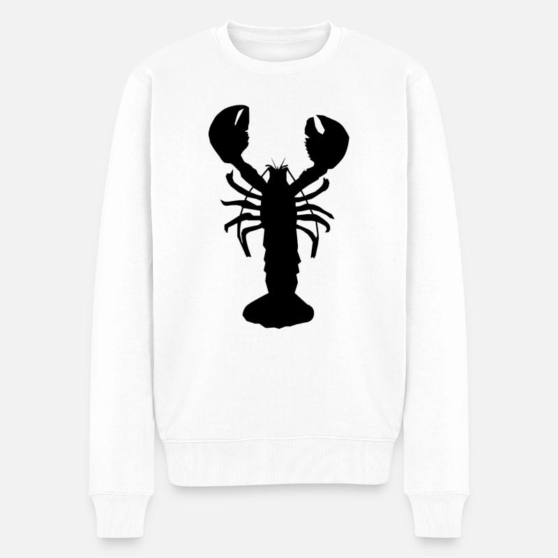 Lobster - Pull Premium bio Homme - blanc
