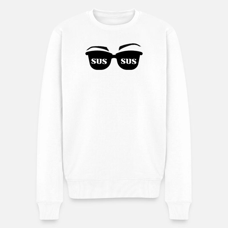 Lunettes de soleil SUS Meme Design - Pull Premium bio Homme - blanc