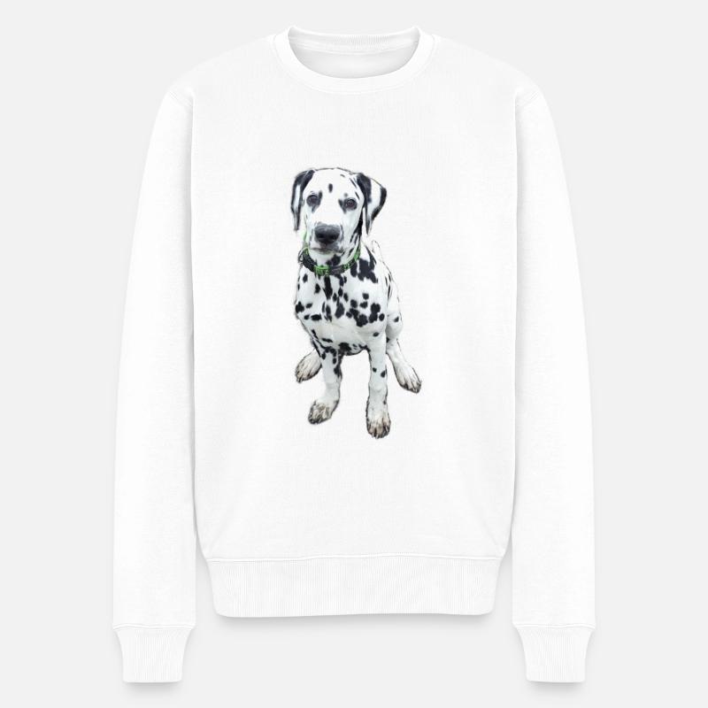 dalmatien - Pull Premium bio Homme - blanc
