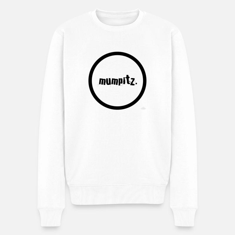 mumpitz - Männer Premium Bio Pullover - Weiß