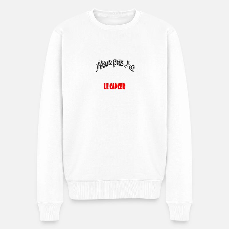 J'peux pas j'ai le cancer - Pull Premium bio Homme - blanc