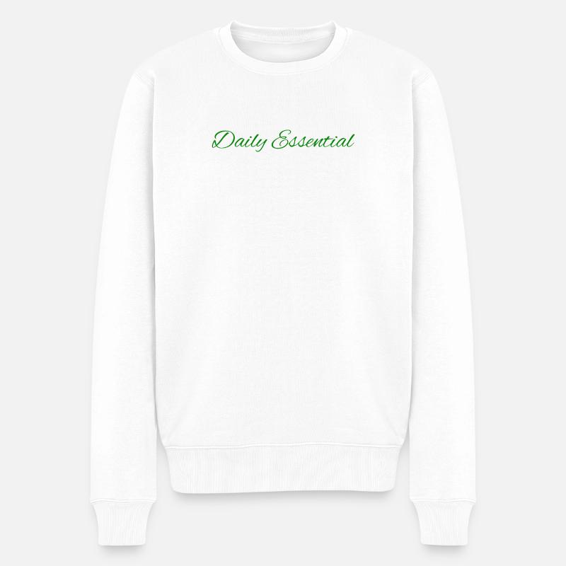 Portez l’essentiel - Pull Premium bio Homme - blanc