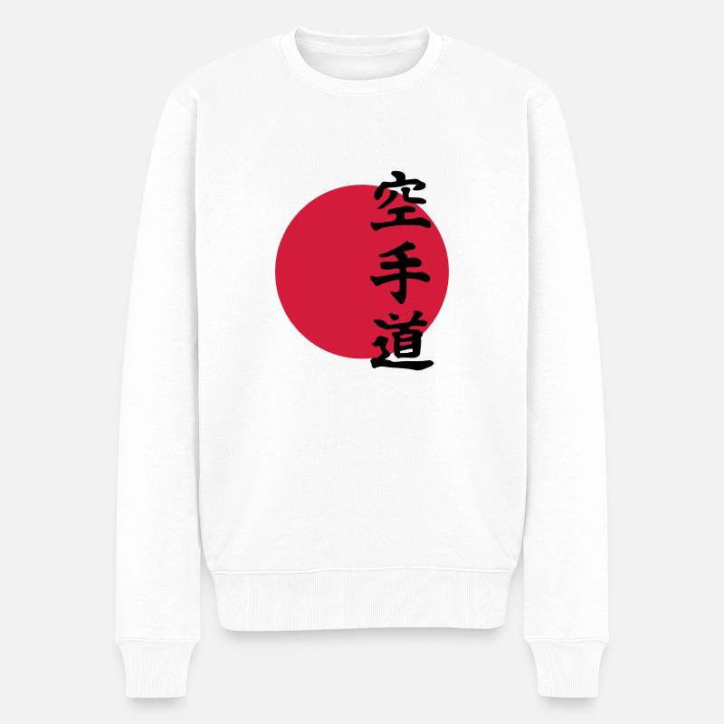 karaté - Pull Premium bio Homme - blanc