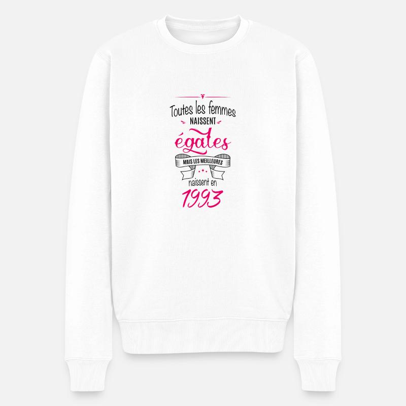 Année 1993 (fe) - Pull Premium bio Homme - blanc