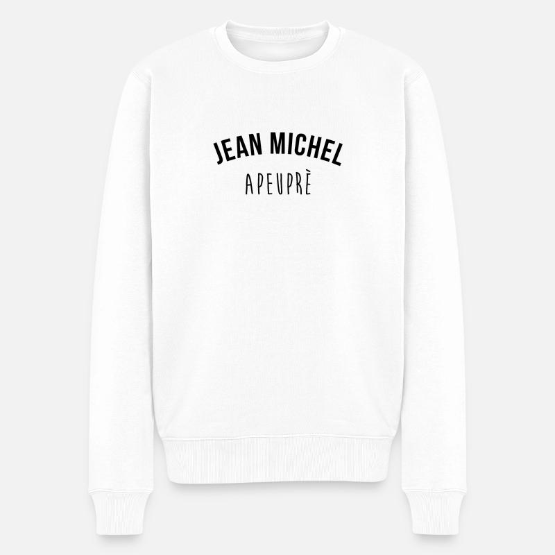 Jean Michel Apeuprès - Pull Premium bio Homme - blanc