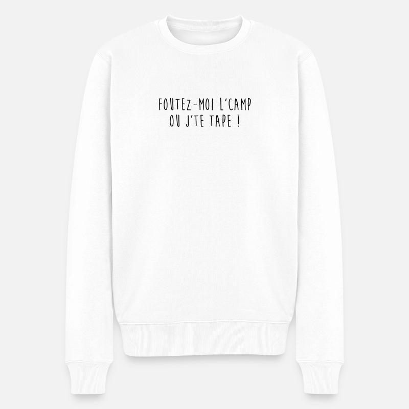Foutez moi le camp - Pull Premium bio Homme - blanc