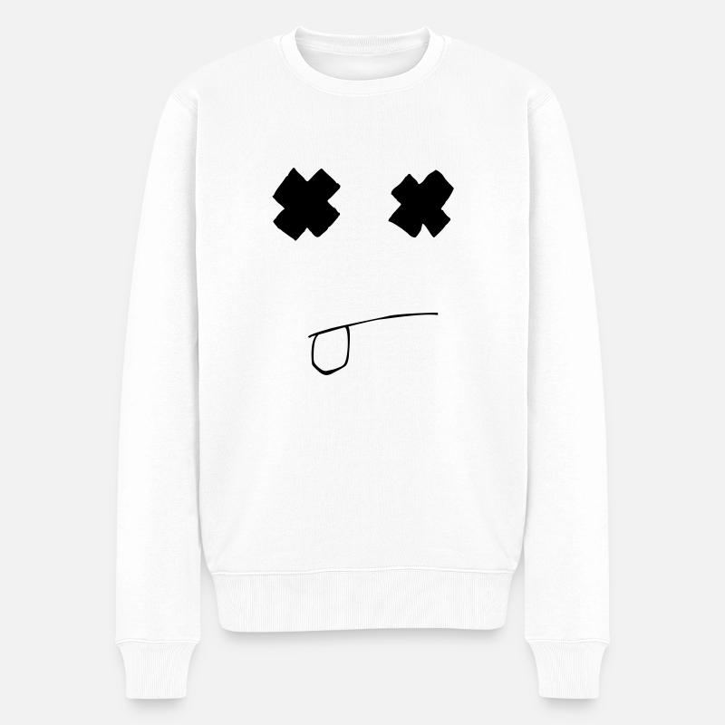 mortseul - Pull Premium bio Homme - blanc