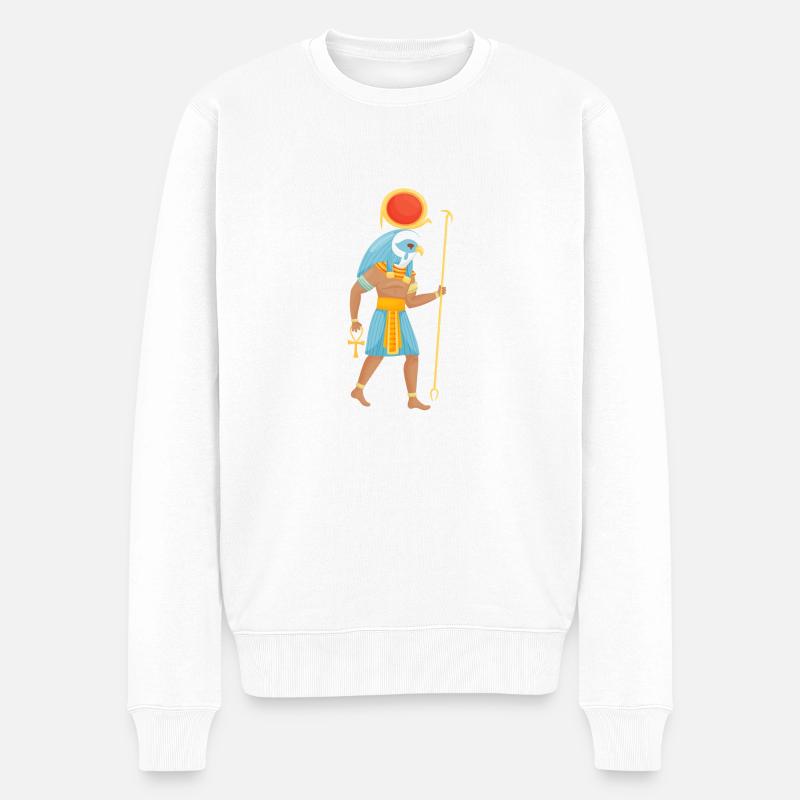 Dieu Egypte Antique Ra - Pull Premium bio Homme - blanc