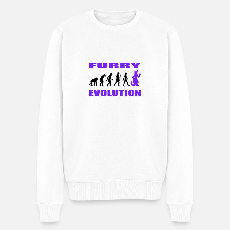 Furry - Pull Premium bio Homme - blanc