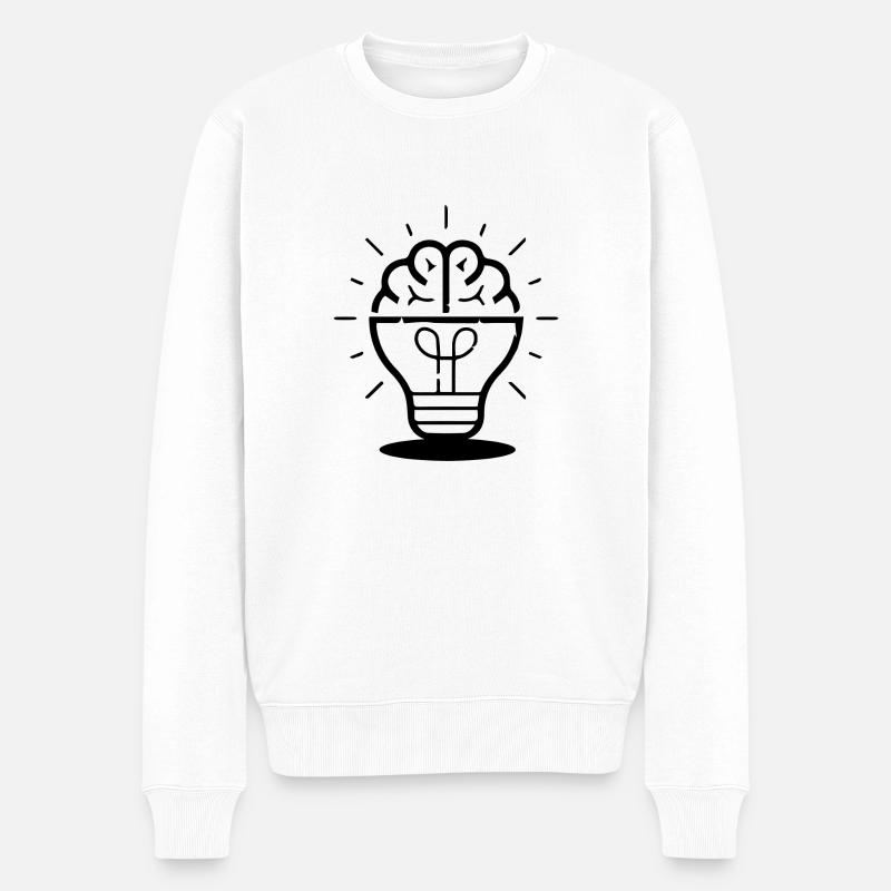 Fun Fun Drôle - Pull Premium bio Homme - blanc