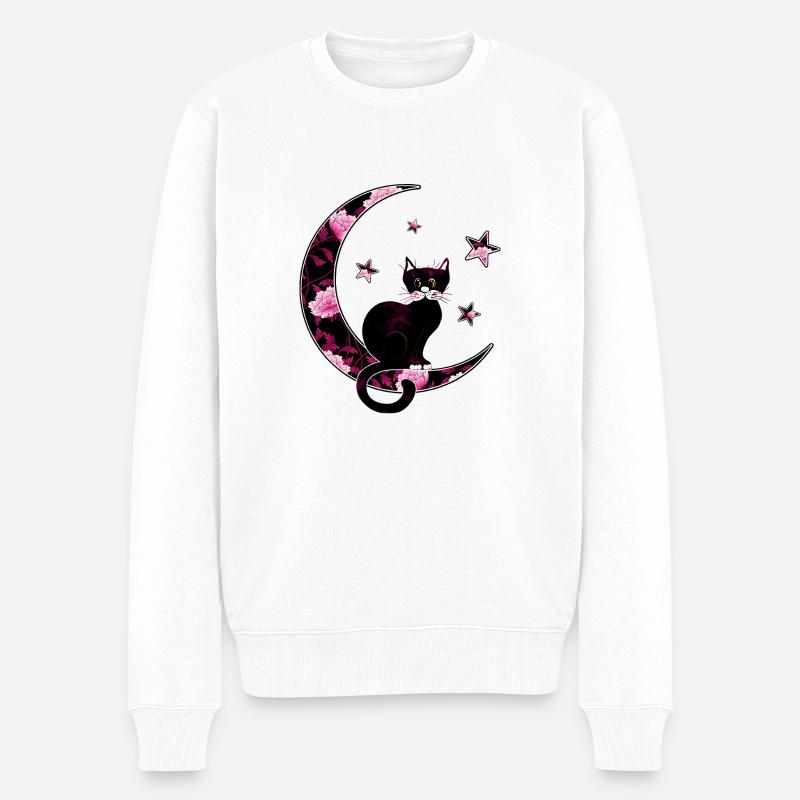 Chat - Pull Premium bio Homme - blanc