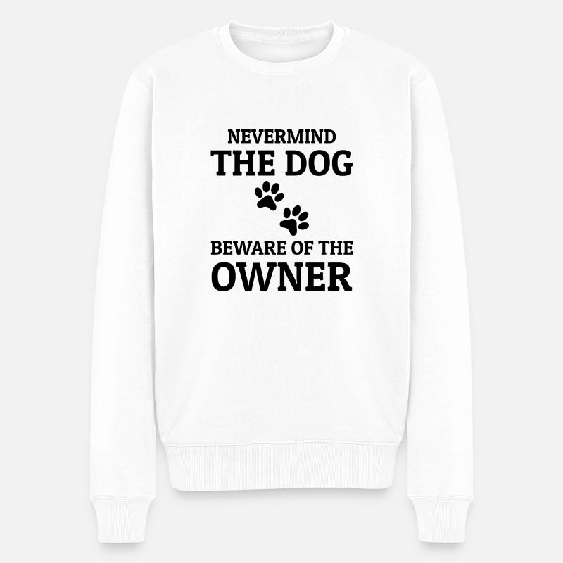 Hund Chien - Pull Premium bio Homme - blanc