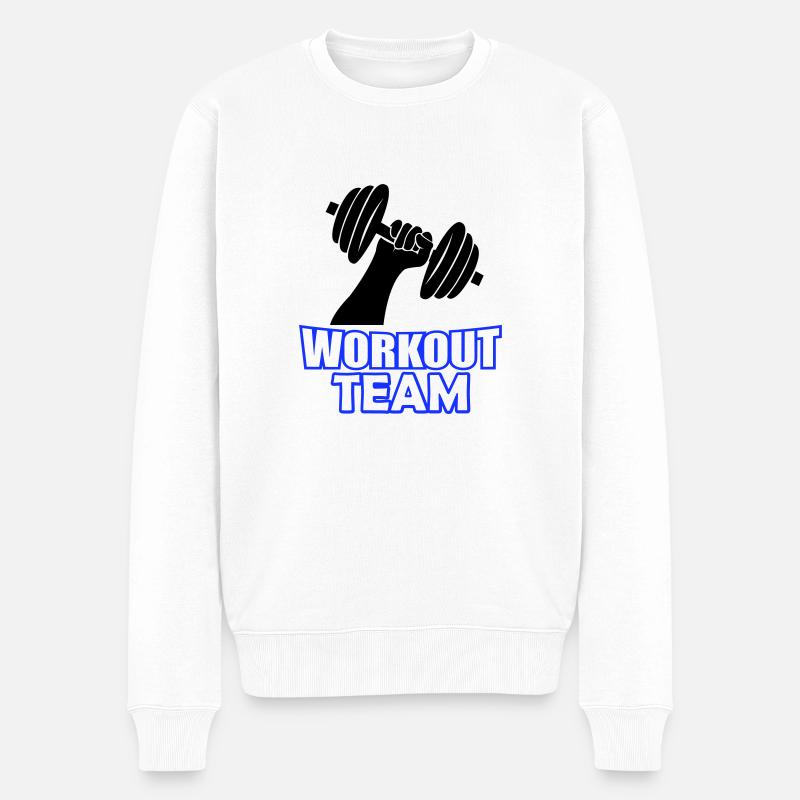 Équipe d’entraînement - Pull Premium bio Homme - blanc
