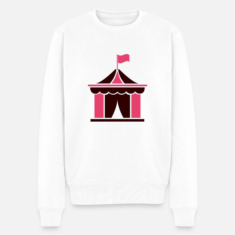 zirkus - Männer Premium Bio Pullover - Weiß