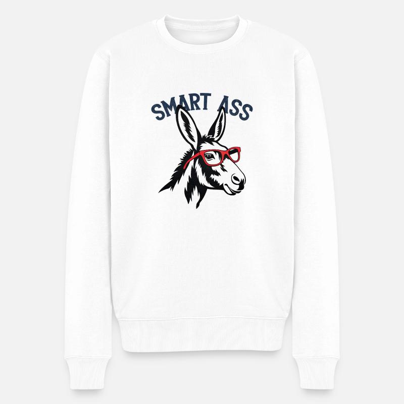 Cul intelligent - Pull Premium bio Homme - blanc