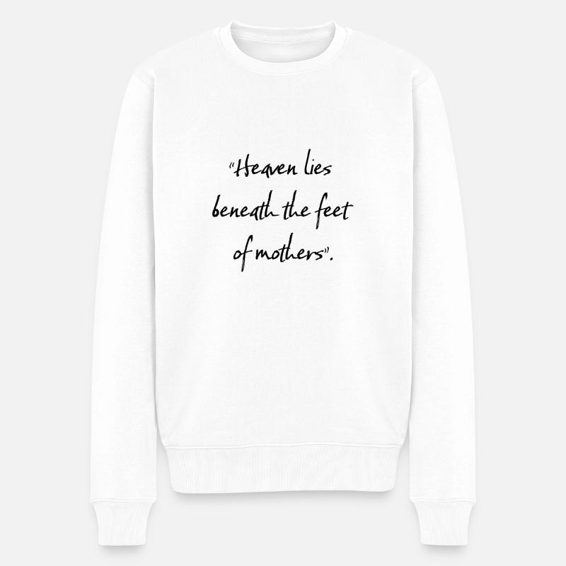 Paradies - Männer Premium Bio Pullover - Weiß