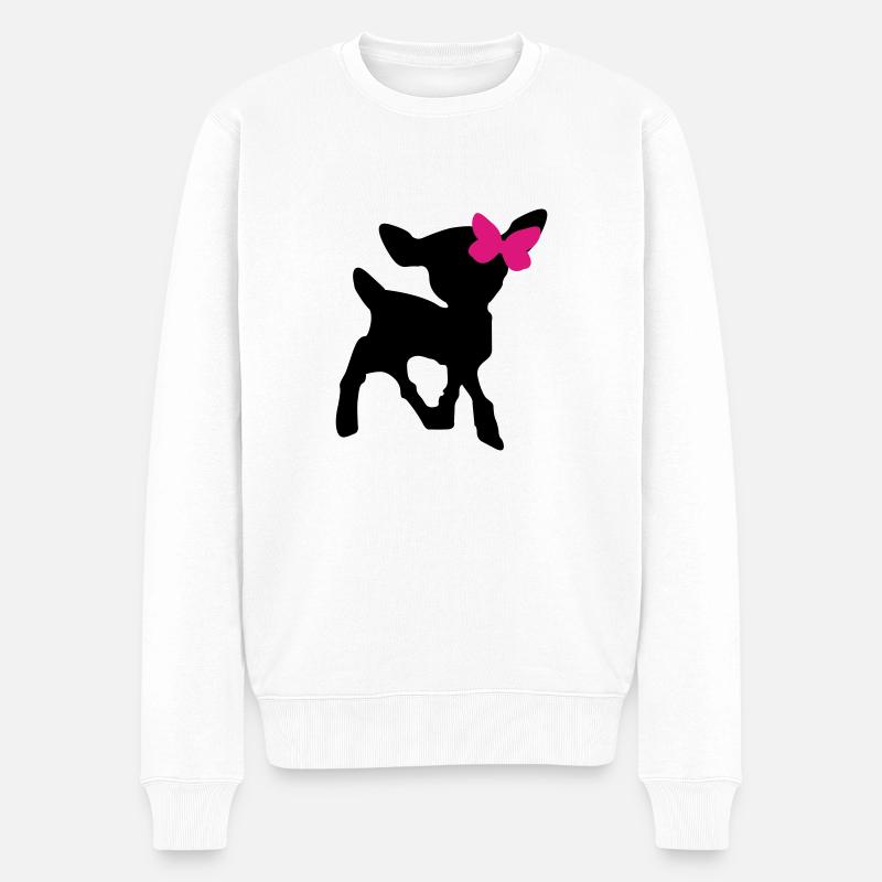 Sweet Dear [friswit.nl] - Männer Premium Bio Pullover - Weiß