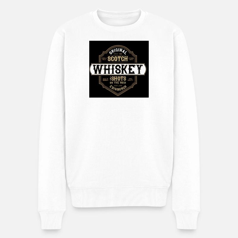 Whisky - Pull Premium bio Homme - blanc