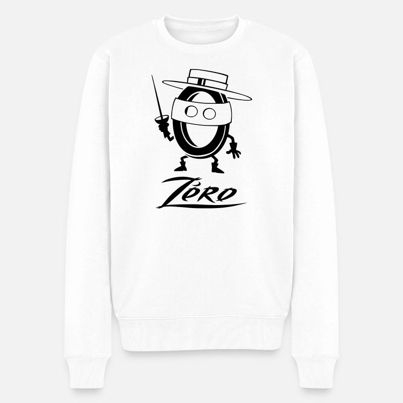 Super zéro flex - Pull Premium bio Homme - blanc