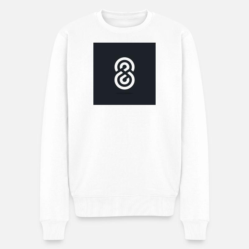 Loggo - Pull Premium bio Homme - blanc