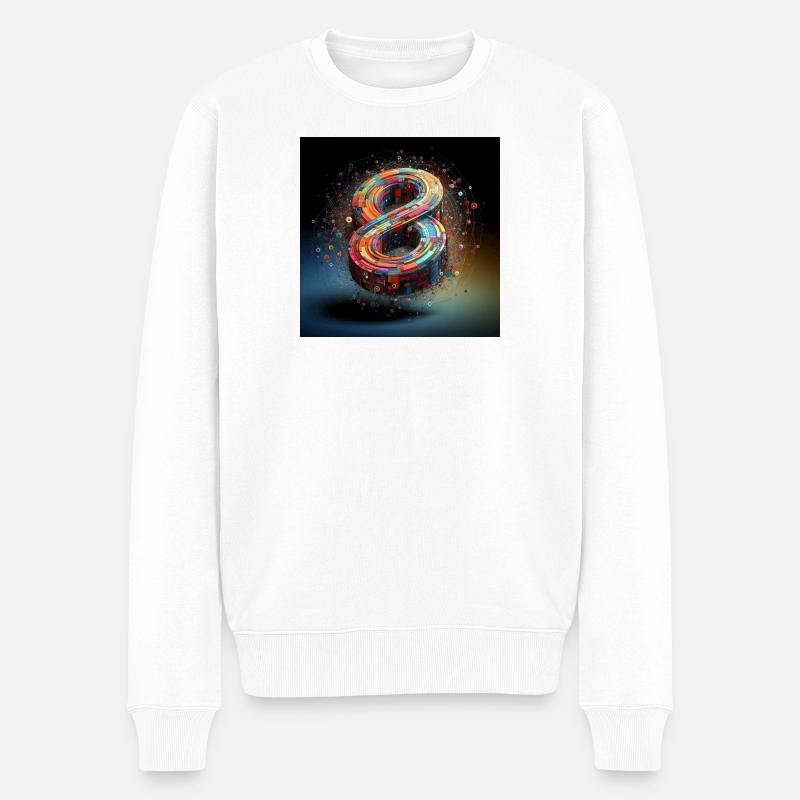 Symbole 1 - Pull Premium bio Homme - blanc