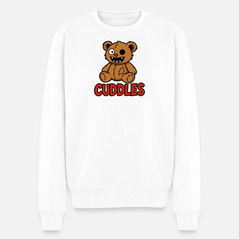 Ours câlin - Pull Premium bio Homme - blanc