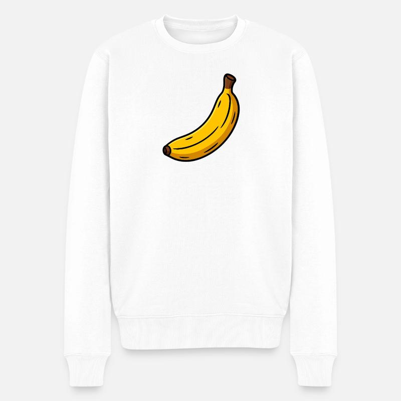 Banane Classique - Pull Premium bio Homme - blanc