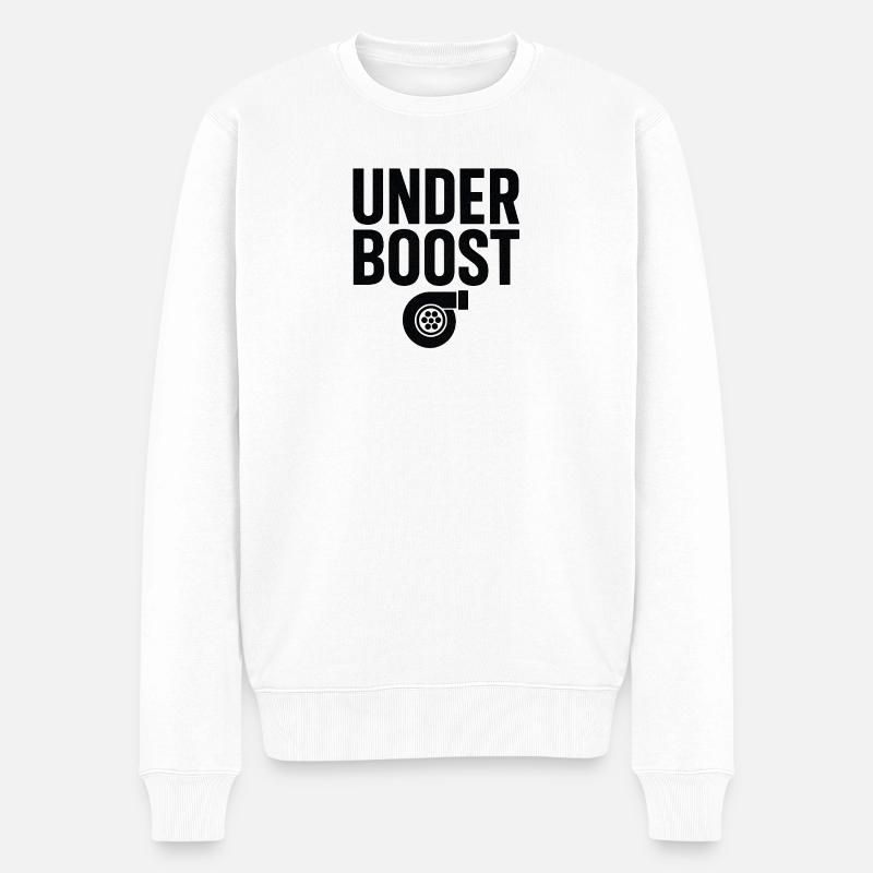 Conception du logo Under Boost - Pull Premium bio Homme - blanc