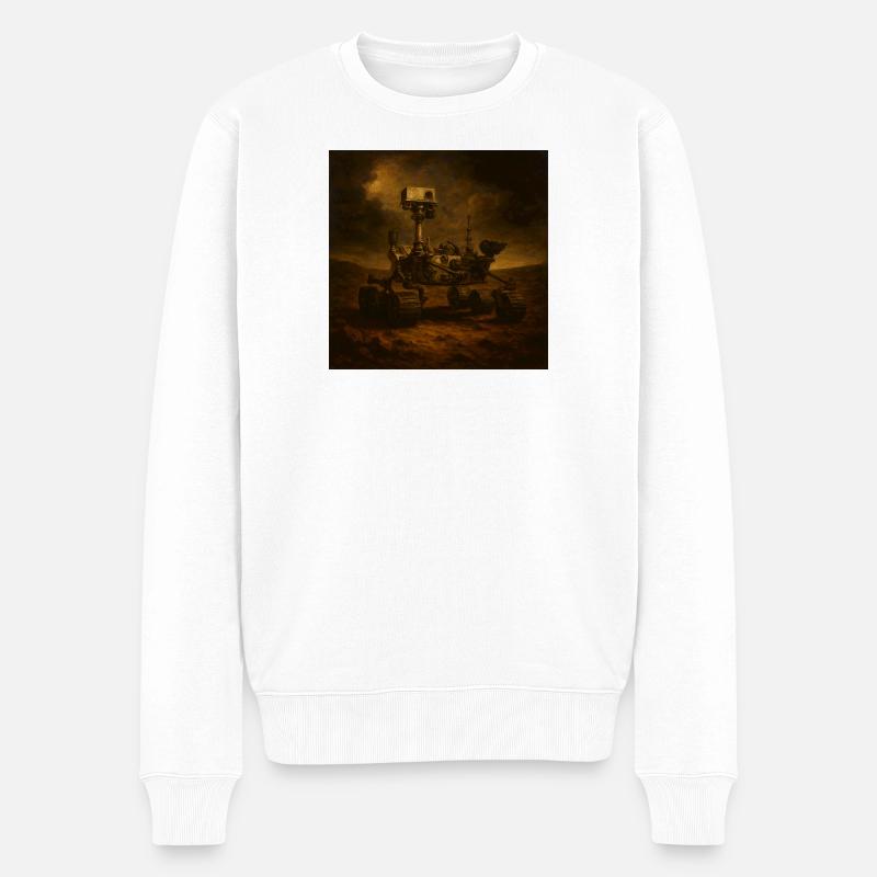 Mars Rover - Pull Premium bio Homme - blanc