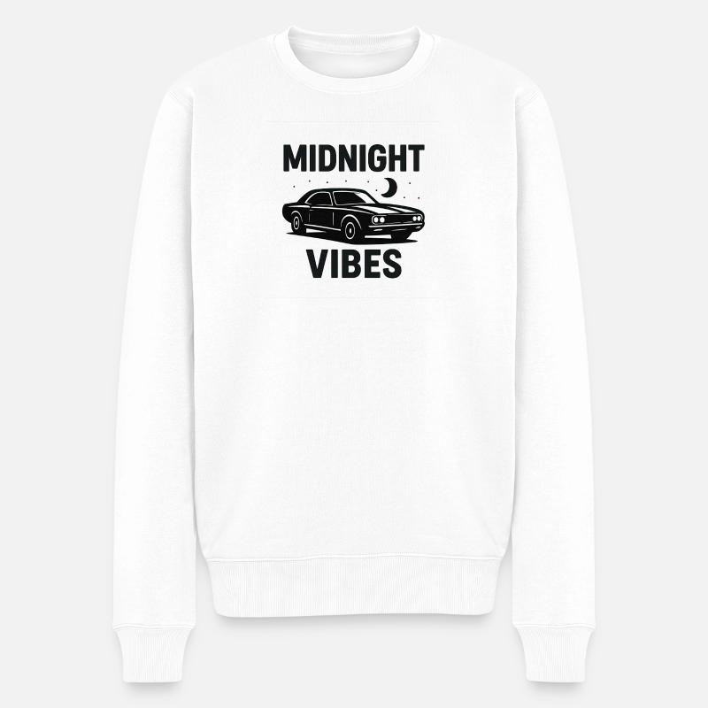 Vibes Merch - Männer Premium Bio Pullover - Weiß