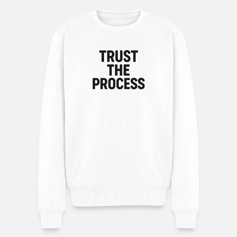 Motivation Merch - Pull Premium bio Homme - blanc